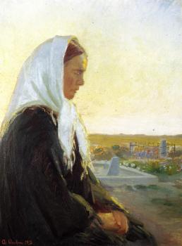 Anna Ancher : At the grave
